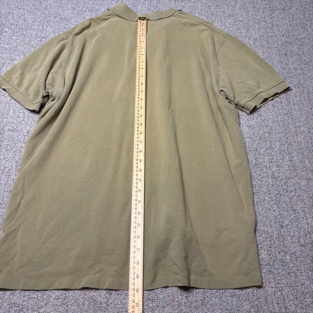 Polo Ralph Lauren Polo Shirt Mens XXL Olive Green Short Sleeve Preppy Pony